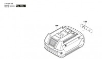 Bosch 2 607 336 943 GBA 18V Slide-In Accu Package Spare Parts